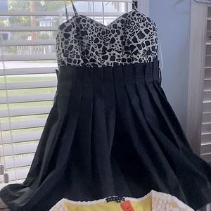 Cheetah print dress